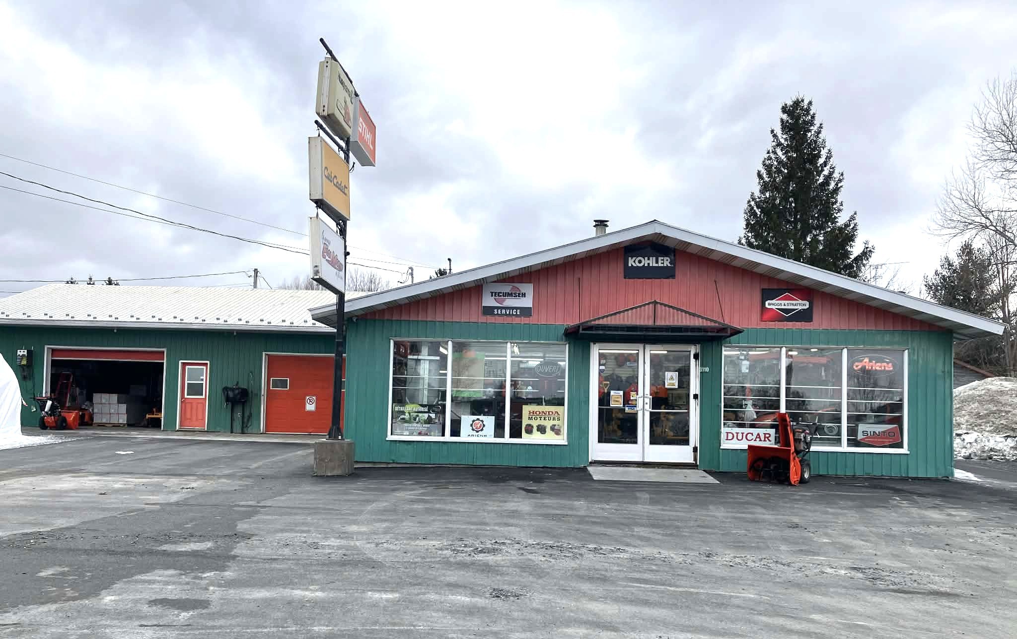 garage réparation petits moteurs tondeuse souffleuse génératrice Saint-Prosper