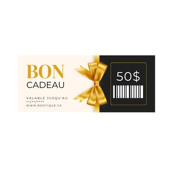 Certificat cadeau de 50$