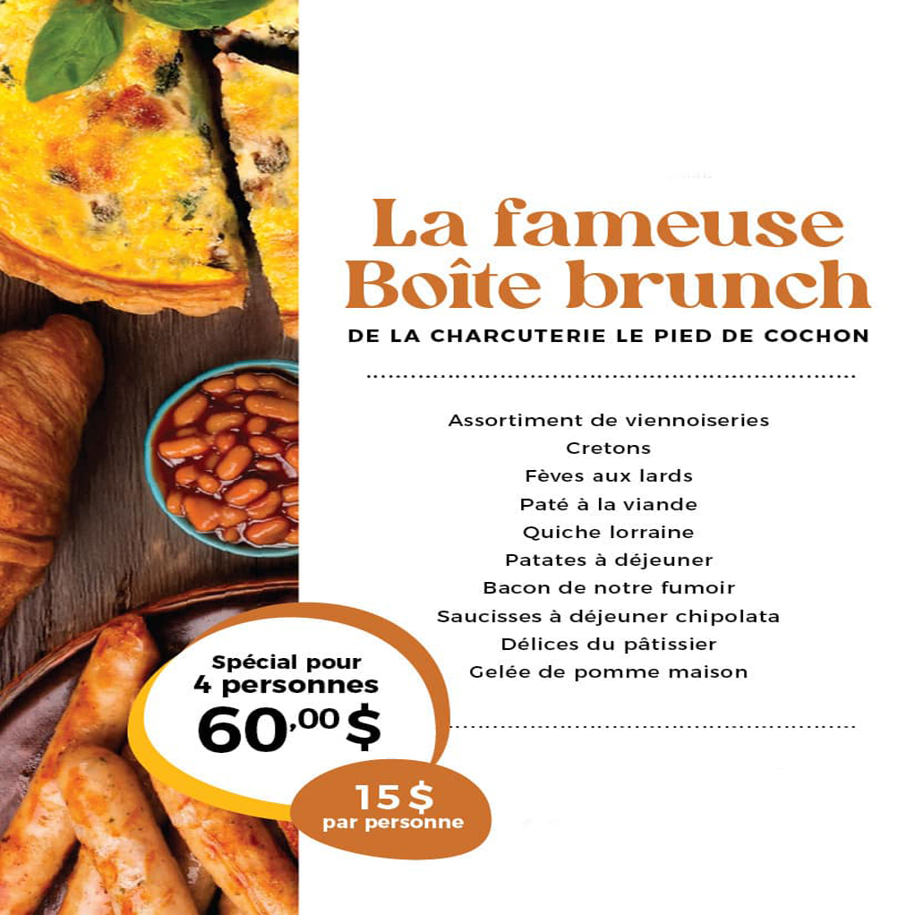 Boîte brunch4 personnes